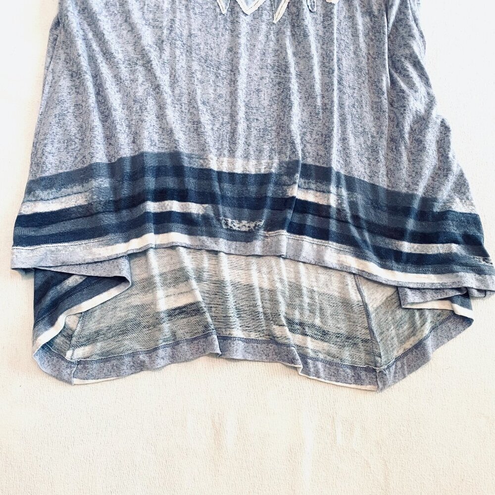 Free People top Women's Small blue spaghetti straps boho festival weekend casual - Picture 5 of 13